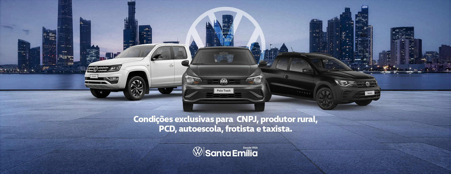 Ofertas para CNPJ, Produtor Rural, Frotistas e muito mais! | Santa Emília Volkswagen